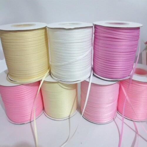 3mm Handmade Headwear Decorative Wrap Ribbon DIY Material Gift Package Hair Bow Christmas/New Year Decoration Grosgrain 235