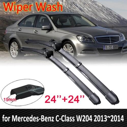 Car Wiper Blade for Mercedes-Benz C-Class W204 2013~2014 Front Window Windscreen Windshield Wipers Car Accessories Stickers