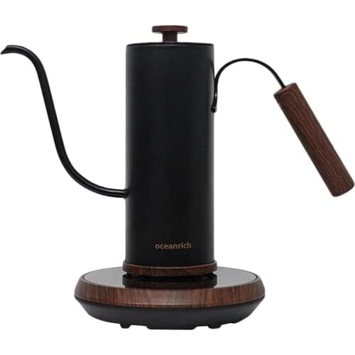 Oceanrich Smart Electric Kettle Intelligent Temperature Control Handbrew Kettle Longspout Pourover Hand Drip Pot Gooseneck 400ml