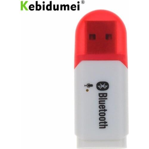 Kebidu USB Adapter Bluetooth 5.0 Music Audio Stereo Receiver Dongle USB Wireless Adapter Receiver For Car Player Speaker HOT