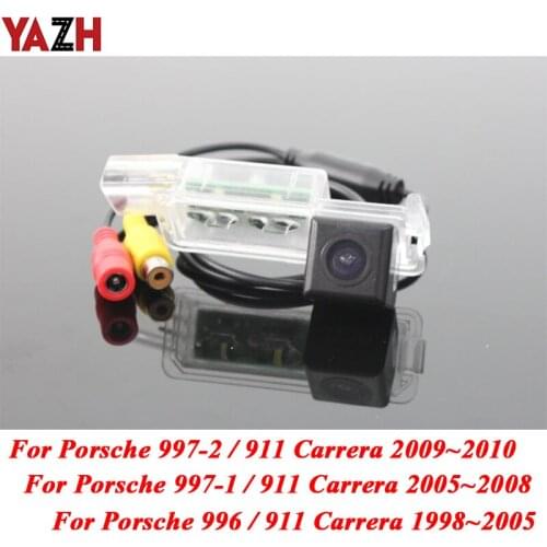 YAZH For Porsche 911 Carrera 966 977-1 977-2 Car Rearview Parking Reverse Backup Rear View Camera HD CCD Night Vision Waterproof