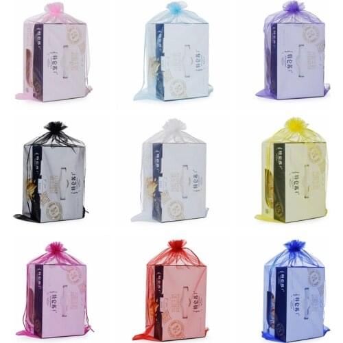 10PCS 35x50cm Large Organza Bags Festive & Party Supplies Christmas Wedding Birthday Party Gift Box Packaging Bags