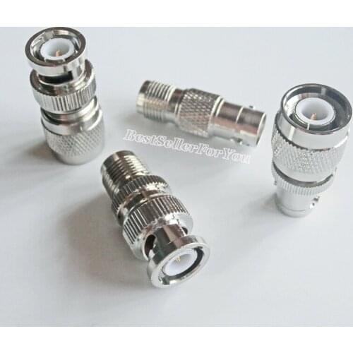 4Pcs BNC To Connector TNC Type Male Female RF Connector Adapter Test Converter Kit Set