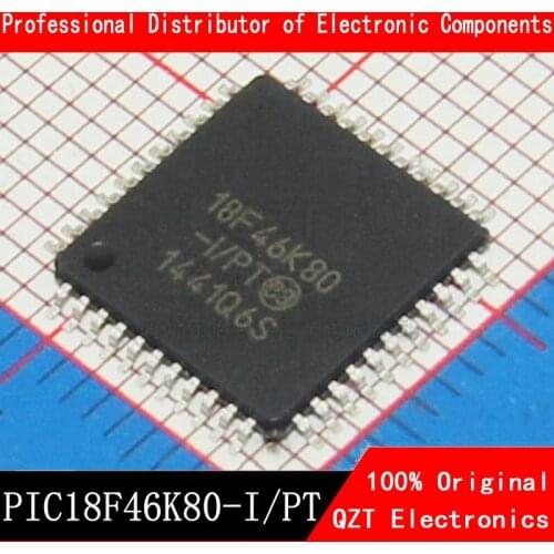 5PCS PIC18F46K80-I/PT TQFP-44 PIC18F46K80-IPT TQFP44 PIC18F46K80 18F46K80 New and original