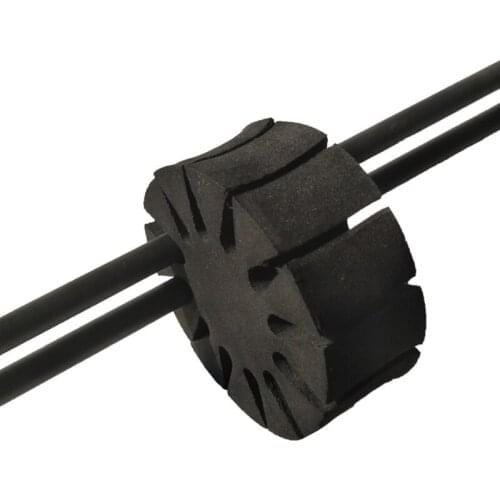 6pcs bow and arrow equipment, sub-arrow stand, sponge head, sub-arrow foam EVA to protect the arrow feathers