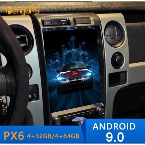 13 INCH Android 9.0 Tesla Style Car Radio Vertical Screen For FORD F150 2009 2010 2011 2014 GPS Navigation Recorder Multimedia