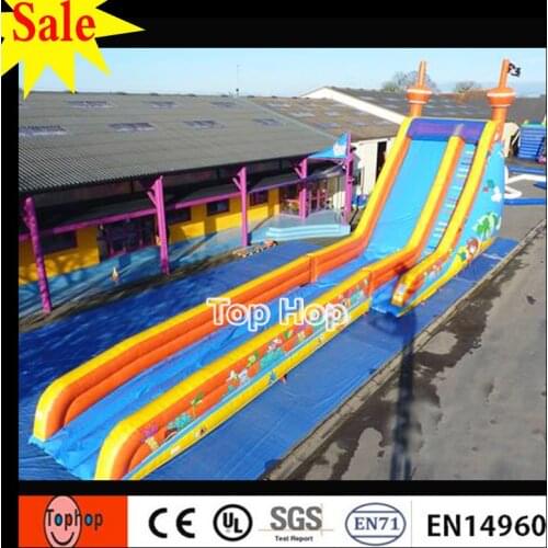 Colorful inflatable slider bigger inflatable water slider for summer with free shipping