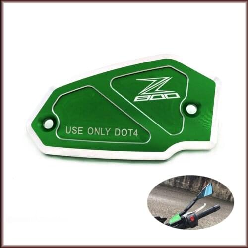 Front Brake Master Cylinder Fluid Reservoir Cover Cap For Kawasaki Z800 Z 800 2013-2018 Motorcycle Accessories CNC