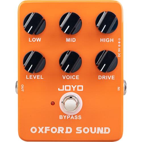 JOYO JF-22 OXFORD SOUND Clean Distortion Pedal for Electric Guitar Pedal Classic British Rock of the 70' s Guitar Effect Pedal