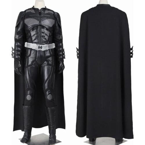 Dark Knight Bat Bruce Wayne Cosplay Costume For Adult Men Halloween Party Outfit Full Set With Shoe Covers