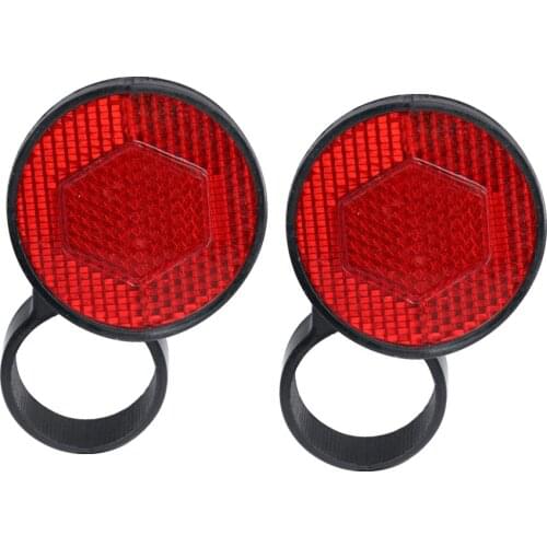 Handlebar Mount Safe Reflector Bicycle Bike Front Rear Warning New Bike Trailer Reflective Film Reflective Tape Bicycle Decals