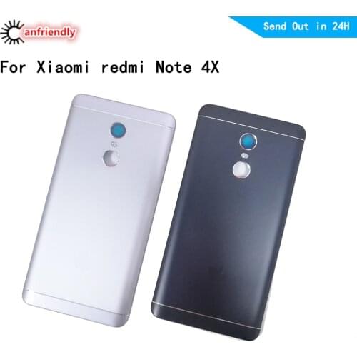 Battery cover For Xiaomi Redmi Note 4x Note4 x Back Glass Battery Cover Rear Door Housing Case Back Cover For Redmi Note 4X