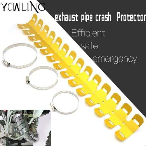 Motor Exhaust Muffler Pipe Leg Cover Heat Shield Cover FOR SUZUKI RM85 RM125 RM250 RMZ250 RMZ450 RMX250S DRZ400S DR250R 250SB