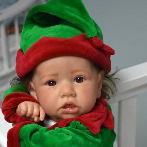 58CM Bebe Reborn Baby Dolls Soft Vinyl So Truly Like Alive Doll In Brazil Toddler Bebe Toy Birthday Gifts