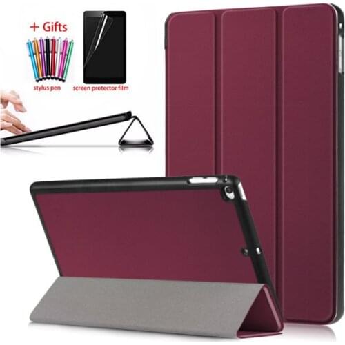 Brand gligle magnet sleep case cover for iPad Mini 4 / Mini 5 case for new iPad mini 2019+stylus+screen film