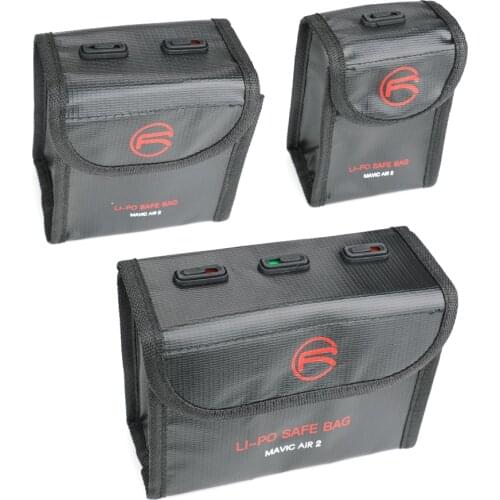 Upgraded DJI Air 2S LiPo Safe Bag Explosion-proof Protective Battery Storage Bag for DJI Mavic Air 2 / Air 2S Drones Accessories