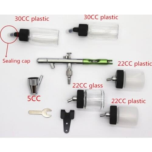 NT-600K double action airbrush spray gun face body painting tattoo hand tools suction feed type nail art cake decoration