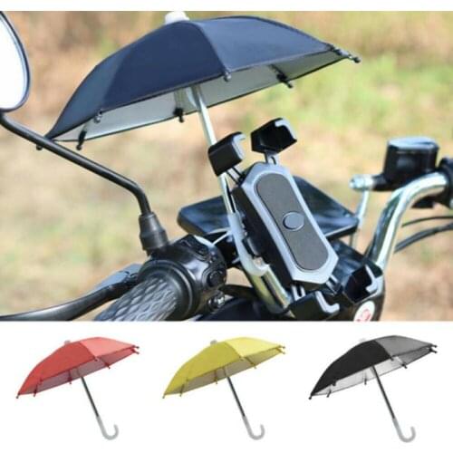 Mobile Phone Holder Bicycle Umbrella Portable Waterproof Mini Parasol Waterproof Anti-permeability Toy Umbrella