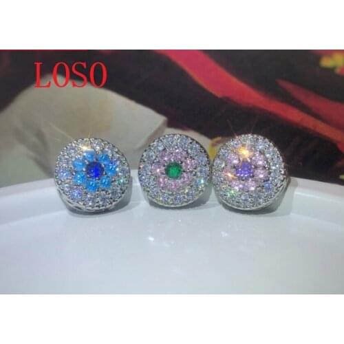 Luxury zircon crystal rhinestone buttons shirt cardigan clothes women buttons small buttons diy