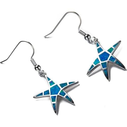 Ocean Star Women Earrings Alloy Starfish Earrings For Women Wedding Fashion Jewelry Girl Accessories Christmas Gift