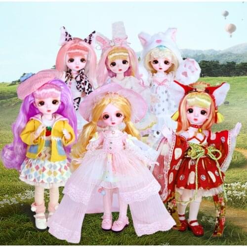 12Inch BJD Doll Dream Fairy DBS Doll Full Set YOSD With Clothes Handmade Makeup Anime Figure Hot Toys Surprise Gift For Girls