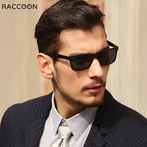 Classic Square Truck Drive Fish Sunglasses Men Vintage Polarized Tr90 Sun Glasses Male Uv Protection Shades Anti Glare&Fatigue