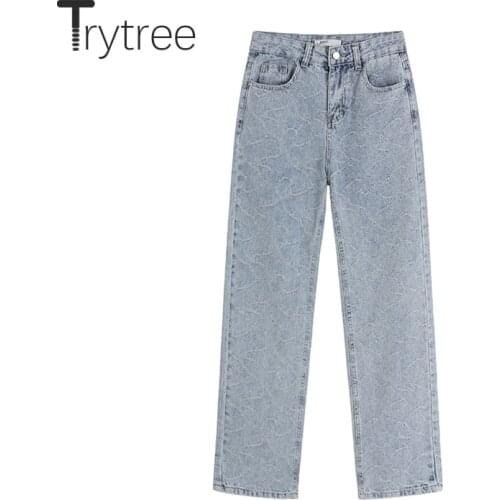 Женские брюки широкие Trytree China At AliExpress