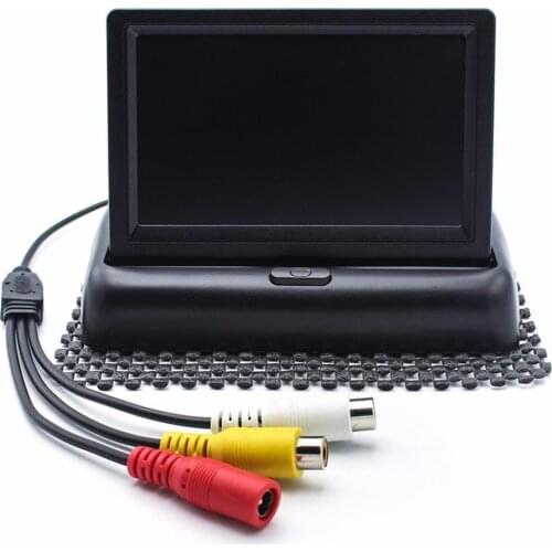 4.3inch Foldable Car Reverse Rearview Digital LCD Display Monitor Screen Car Accessories