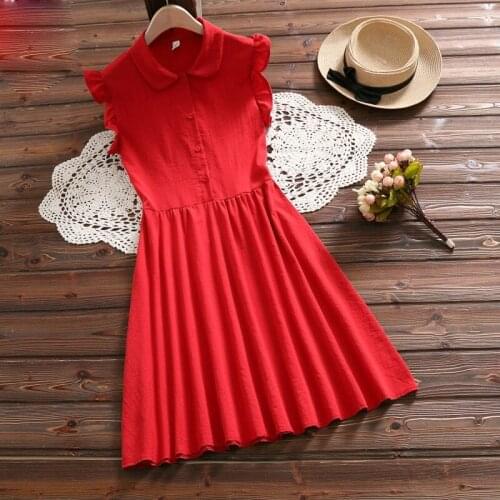1pcs Creative Korean Style Girls Summer Princess Dress Daily Outdoor Shirt Dress Costume for Girl New Year Gift Hot