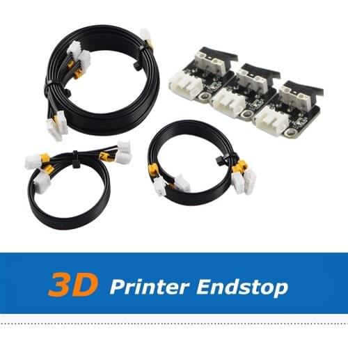 3pcs Ender 3 / Ender3 Pro / 3X / 3S 3D Printer Parts Endstop Limit Switch With Cable For X Y Z Axis