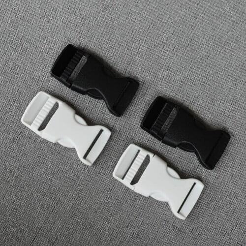 50 Pcs/Lot 25 mm Plastic Release Buckle Strap For Bag Dog Collar Necklace Bracelet Paracord Sewing Accessory