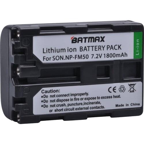 1800mAh NP-FM50 NP FM50 NP-FM50 NP FM50h Camera Battery for Sony NP-FM51 NP-FM30 NP-FM55H DCR-PC101 A100 Series DSLR-A100