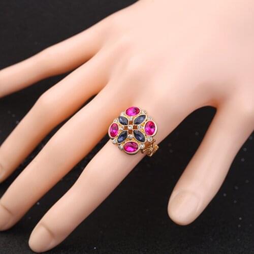 Кольца с кристаллами BALANBIU China At AliExpress