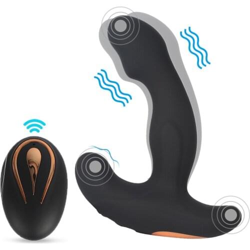 Wireless Remote Anal Vibrator For Male Sex Toys Butt Plug USB Charging Vibrating Prostate Massager Anal Plug Adult Products