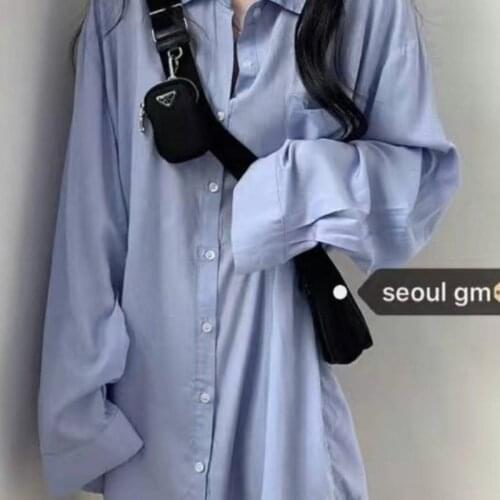 Blouse Women Loose Casual Shirt Long Sleeve Cardigan Jacket Blusas Ropa De Mujer