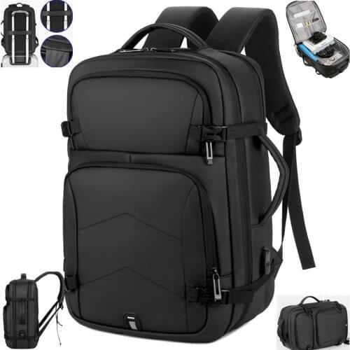 Large 15.6 inch Laptop Backpack Men Business Notebook Rucksack Waterproof Bag Pack USB Charging Travel Camera Student Backpacks