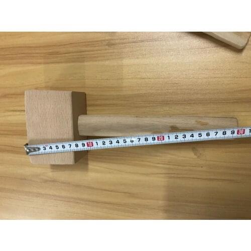 Beech Hammer Wooden Hammer Handmade Wooden Hammer Ice Crushing Hammer Square Wooden Hammer Wooden Hammer