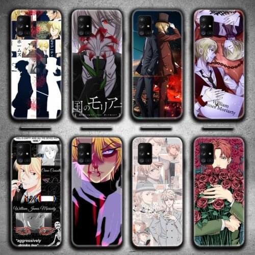 Anime Moriarty the Patriot Phone Case For Samsung Galaxy A52 A21S A02S A12 A31 A81 A10 A30 A40 A50 A70 A80 A71 A51 5G
