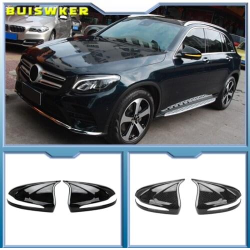 For Mercedes-Benz C260L Rearview Mirror Cover E-Class C-Class C200L E300L Carbon Fiber Reversing Shell S-Class GLC