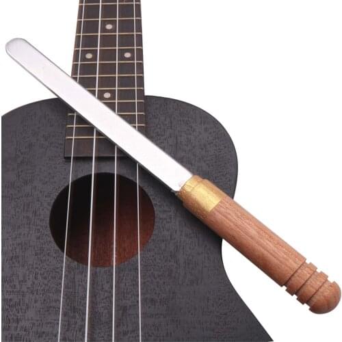 Wood Handle Guitar Fret Crowning File Dressing File Guitar Repairing Tool Professional Luthier Tool for String Guitar Instrument