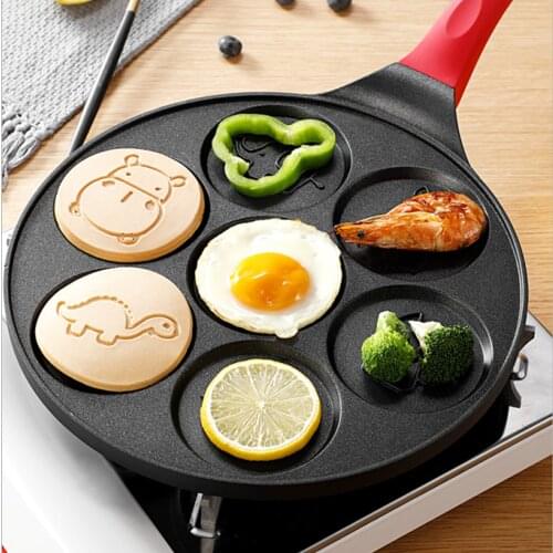 Pancake Maker Pan - Griddle Pancake Pan Molds for Kids Nonstick Pancake Griddle Pan with 7 Animal Shapes