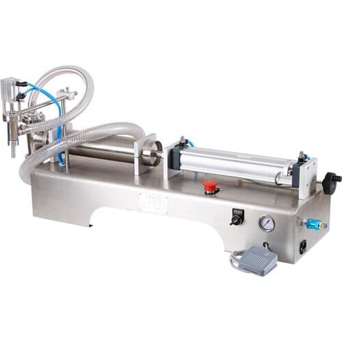 Horizontal Pneumatic Filler Machine Fully Automatic Quantitative Filling Machine Liquid Lubricant Filling Machine