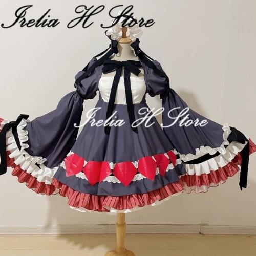Irelia H Store Azur Lane Akashi Cosplay Costume Akashi Maid Dress Custom made/size