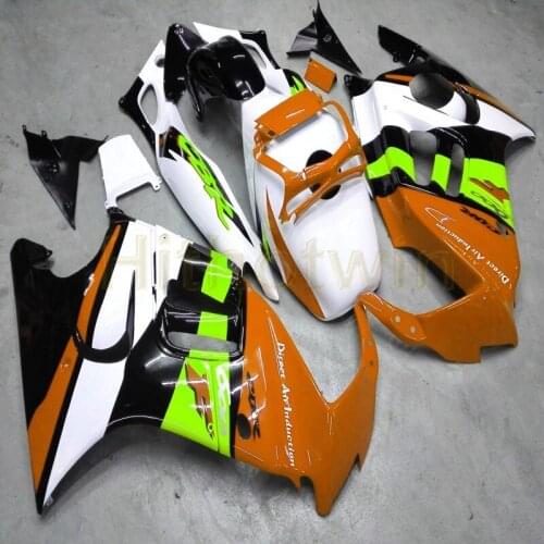 Motorcycle body kit for CBR600F3 1997-1998 F3 97 98 ABS Plastic Fairing+Botls+orange white