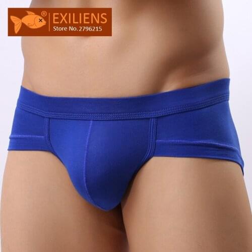 EXILIENS New Sexy Men Underwear Brief Mens Briefs Modal Cotton Hombre Cuecas Masculina Man Panties Gay Slip Homme Hot L-3XL 0202