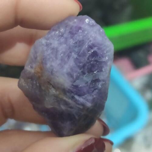 Natural Amethyst Raw Gemstone Energy Original Stone Purple Crystal Quartz Healing Fengshui Mineral Specimen Fish Tank Decoration