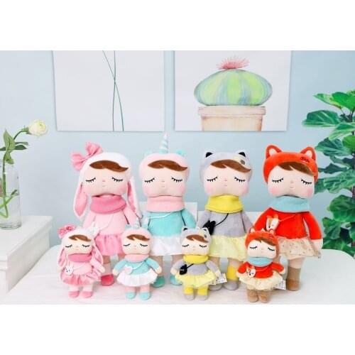 Original Metoo Dolls Stuffed Toys For Girls Baby Beautiful Unicorns Rabbit Forest Angela Soft Animals For Kids Infants Newest