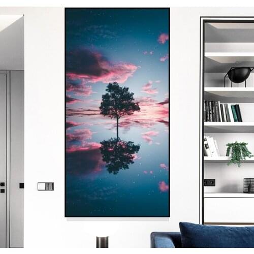 Landscape Cloud and Trees Canvas Painting Modern Posters and Prints Wall Art Picture for Living Room Home Decoration Cuadros