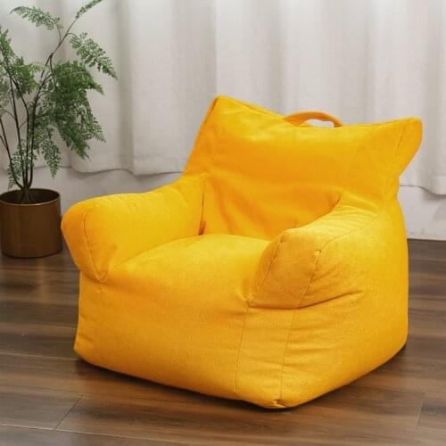 Dropshipping Cotton Cloth New Lazy BeanBag Sofas Cover Without Filler Tatami Chairs Covers Sofas for Living Room