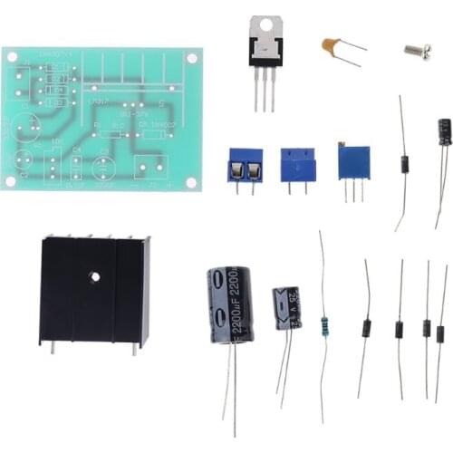 LM317 Adjustable Power Supply Board With Rectified AC DC Input DIY Kit K5DB